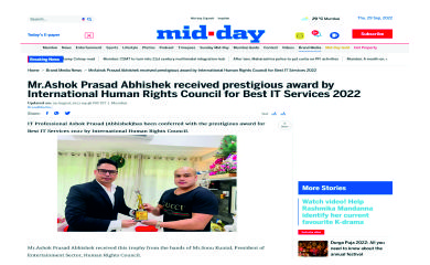 Top Director Abhishek Ashok Prasad In Mumbai